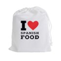 I love Spanish food Drawstring Pouch (2XL) View1