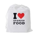 I love Spanish food Drawstring Pouch (2XL) View2