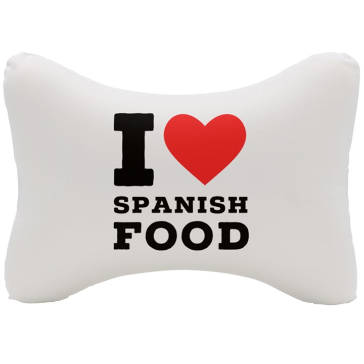 I love Spanish food Seat Head Rest Cushion