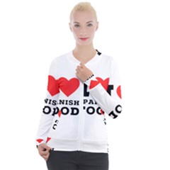 I Love Spanish Food Casual Zip Up Jacket by ilovewhateva