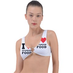 I Love Spanish Food Ring Detail Bikini Top by ilovewhateva