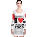 I love Indian food Long Sleeve Bodycon Dress View1