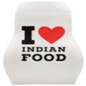 I love Indian food Car Seat Back Cushion  View1