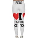 I love Indian food Lightweight Velour Classic Yoga Leggings View2