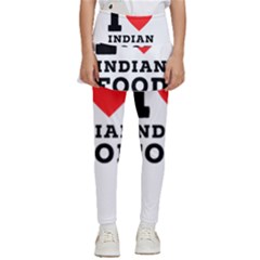 I Love Indian Food Kids  Skirted Pants by ilovewhateva