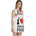 I love Indian food Sleeveless High Waist Mini Dress View3