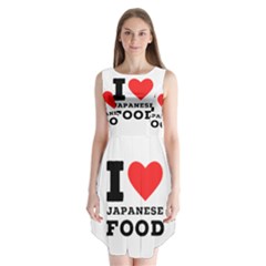 I Love Japanese Food Sleeveless Chiffon Dress   by ilovewhateva