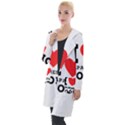 I love Japanese food Hooded Pocket Cardigan View1