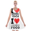 I love Japanese food Velvet Skater Dress View1