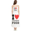 I love Japanese food Boho Sleeveless Summer Dress View2