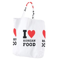 I Love Korean Food Giant Grocery Tote by ilovewhateva