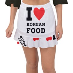 I Love Korean Food Fishtail Mini Chiffon Skirt by ilovewhateva