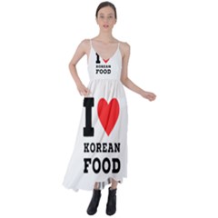 I Love Korean Food Tie Back Maxi Dress by ilovewhateva