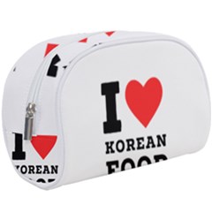 I Love Korean Food Make Up Case (large) by ilovewhateva