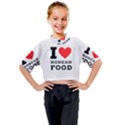 I love Korean food Kids Mock Neck Tee View1