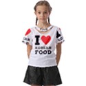 I love Korean food Kids  Front Cut Tee View1