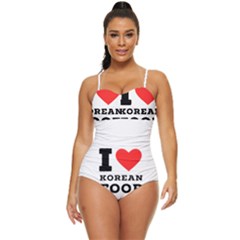 I Love Korean Food Retro Full Coverage Swimsuit by ilovewhateva