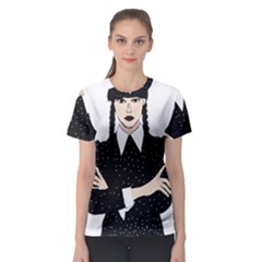 Wednesday Addams Women s Sport Mesh Tee