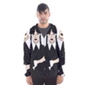 Wednesday addams Men s Hooded Windbreaker View1