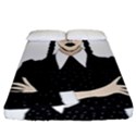 Wednesday addams Fitted Sheet (California King Size) View1