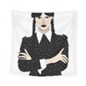 Wednesday addams Square Tapestry (Small) View1