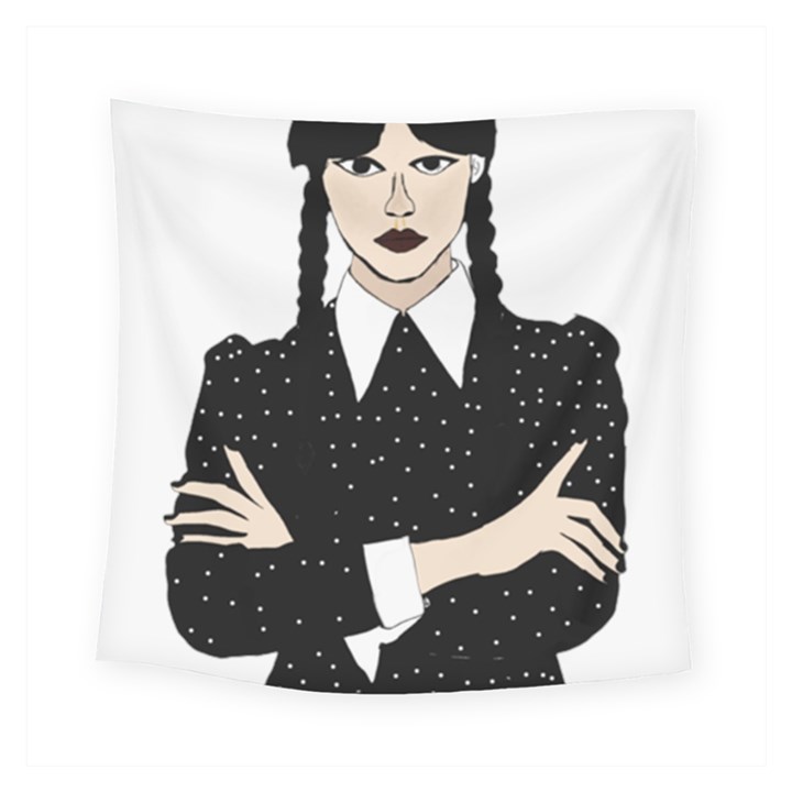 Wednesday addams Square Tapestry (Small)