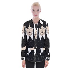 Wednesday Addams Womens Long Sleeve Shirt