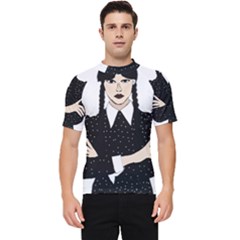 Wednesday Addams Men s Short Sleeve Rash Guard by Fundigitalart234