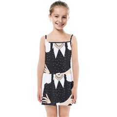 Wednesday Addams Kids  Summer Sun Dress by Fundigitalart234