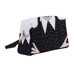 Wednesday Addams Wristlet Pouch Bag (medium)