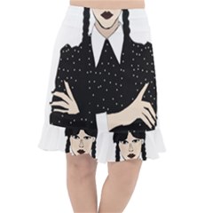 Wednesday Addams Fishtail Chiffon Skirt by Fundigitalart234