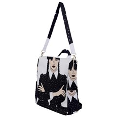 Wednesday Addams Crossbody Backpack by Fundigitalart234