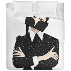 Wednesday Addams Duvet Cover Double Side (california King Size) by Fundigitalart234