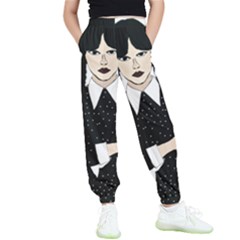 Wednesday Addams Kids  Elastic Waist Pants by Fundigitalart234