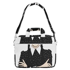 Wednesday Addams Macbook Pro 16  Shoulder Laptop Bag by Fundigitalart234