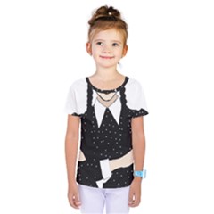 Wednesday Addams Kids  One Piece Tee