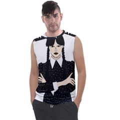 Wednesday Addams Men s Regular Tank Top by Fundigitalart234