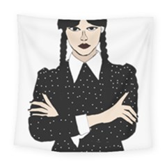 Wednesday Addams Square Tapestry (large)