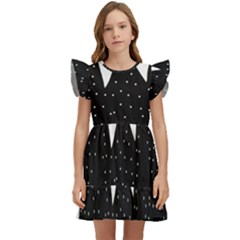 Wednesday Addams Kids  Winged Sleeve Dress by Fundigitalart234