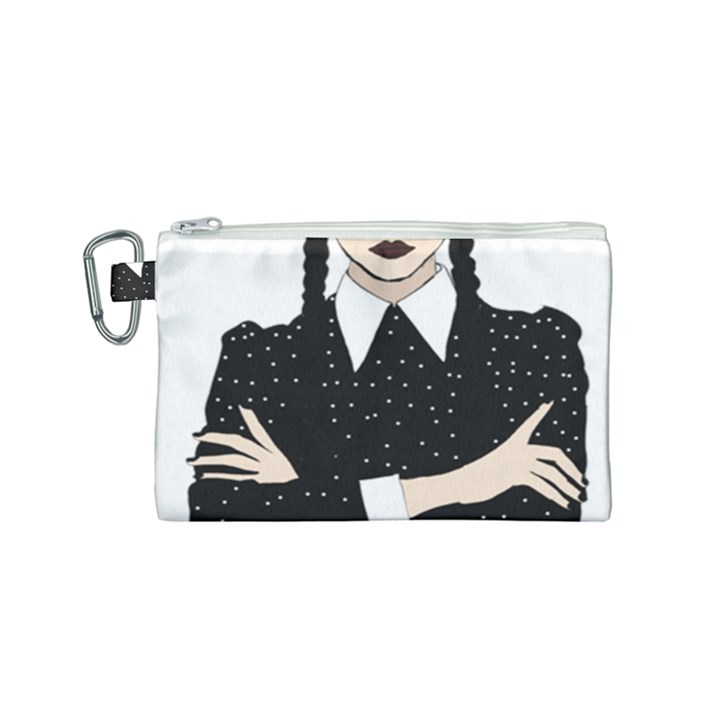 Wednesday addams Canvas Cosmetic Bag (Small)