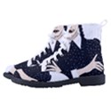 Wednesday addams Men s High-Top Canvas Sneakers View2