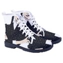 Wednesday addams Men s High-Top Canvas Sneakers View3