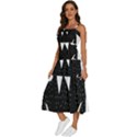 Wednesday addams Sleeveless Shoulder Straps Boho Dress View2