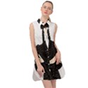 Wednesday addams Sleeveless Shirt Dress View1