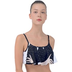 Wednesday Addams Frill Bikini Top by Fundigitalart234