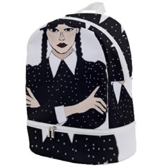 Wednesday Addams Zip Bottom Backpack by Fundigitalart234