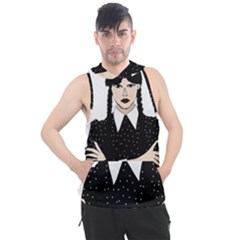 Wednesday Addams Men s Sleeveless Hoodie by Fundigitalart234