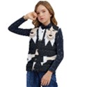 Wednesday addams Kid s Short Button Up Puffer Vest	 View3