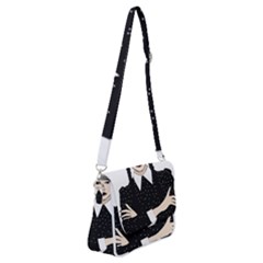 Wednesday Addams Shoulder Bag With Back Zipper by Fundigitalart234