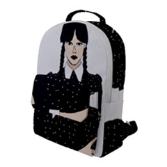 Wednesday Addams Flap Pocket Backpack (large) by Fundigitalart234